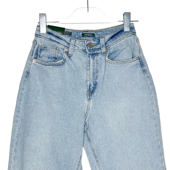 WILD FABLE Super High-Rise Curvy Tapered Denim Jean Distressed Womens Size 2 NWT - Picture 5 of 11